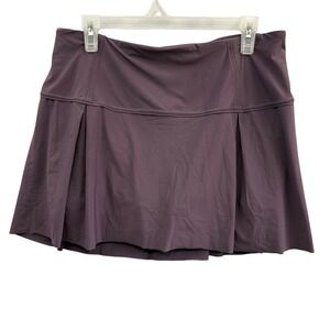 Lululemon Lost In Pace Skirt Athletic Pleated Running Skort Purple Size 10T